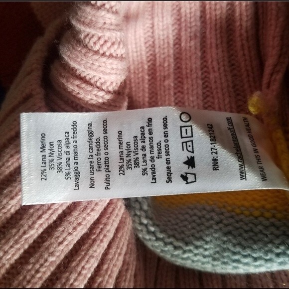 Rachel Antonoff Bridget Puff Sleeve rainbow stripe Sweater - Picture 13 of 16